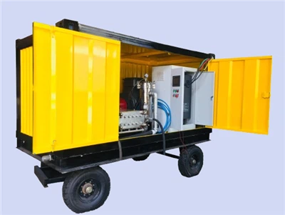 Oprema za brizganje vode 150Mpa za čiščenje izmenjevalnika toplote